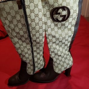 Gucci knee high boots